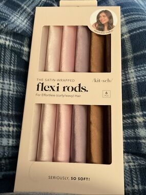 Kitsch Satin-Wrapped Flexi Rods - Pink, Lilac & Gold